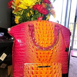 Brahmin Large Duxbury and wallet